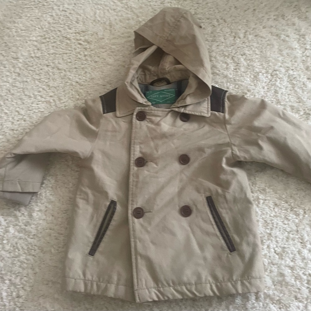 Zara baby jacket beige size 18-24 months